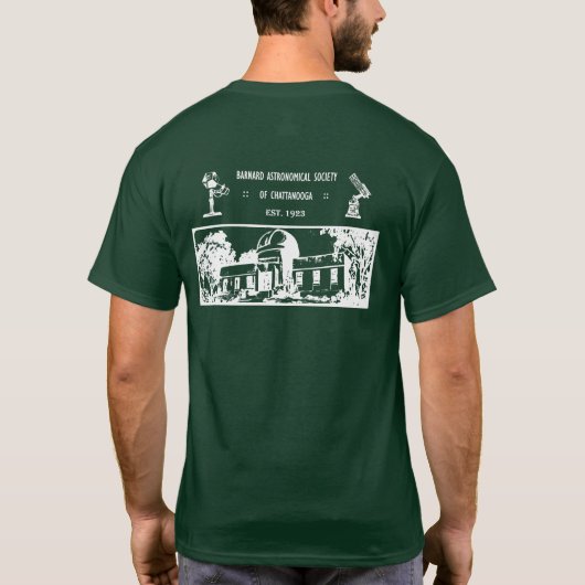 BAS Retro Design T-shirt (witte logo's) (Achterkant)