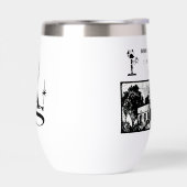 BAS Rétro Stainless Steel Vin Tumbler (Gauche)