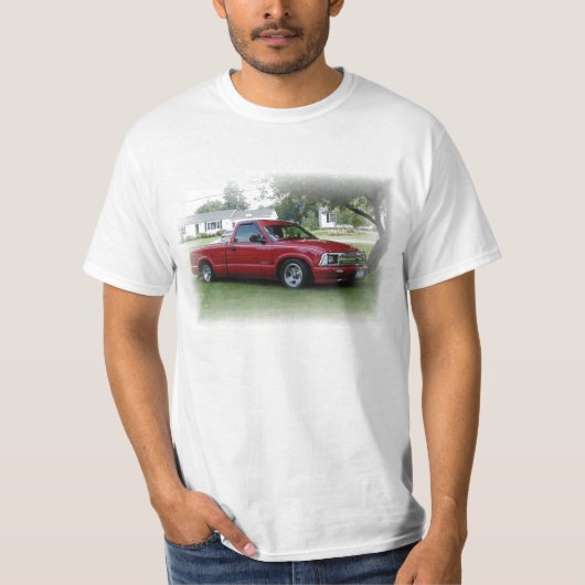 Bas T-shirt de chemise de camion de cavalier de (Devant)