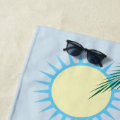 Bas vers le haut Cocktail serviette de plage (En situation)