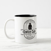 Bas vers le haut de la cow-girl Mug (Gauche)