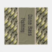 Bas Vist Mannen Gemiddelde Vluchten Blanket Fleece Deken (Voorkant (Horizontaal))