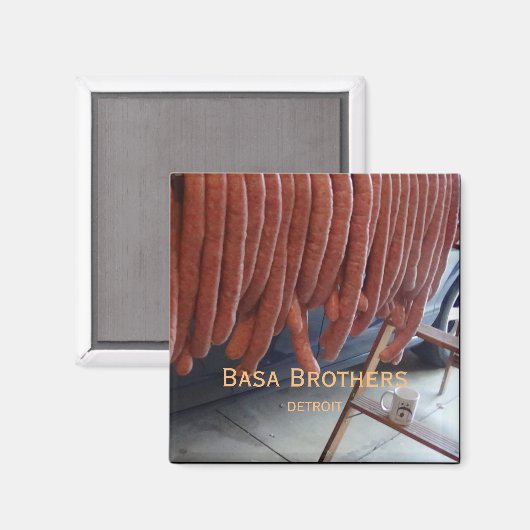 Basa Brothers Koelkast Magnet Magneet (Voorkant / Achterkant)