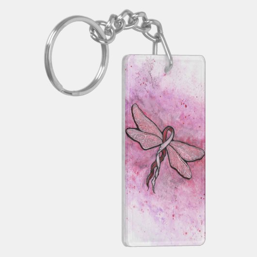 Basal en Squamous cell Carcinoma Awareness Sleutelhanger (Voorkant Links)