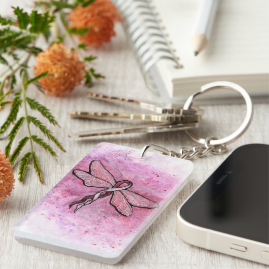 Basal en Squamous cell Carcinoma Awareness Sleutelhanger (Voorkant Rechts)