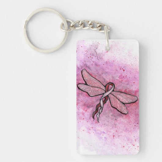 Basal en Squamous cell Carcinoma Awareness Sleutelhanger (Voorkant)