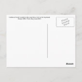 Basalische cobbels briefkaart (Achterkant)