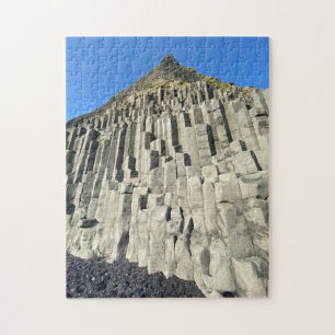 Basalt Kolommen op de strand van Reynisfjara Legpuzzel