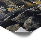 Basalt Kolommen van Fingal's Cave, Staffa, off Poster (Hoek)