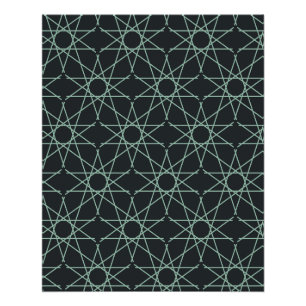 Basalt Mint Geometrie Perfect Poster