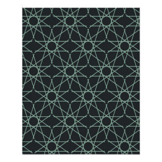 Basalt Mint Geometrie Perfect Poster