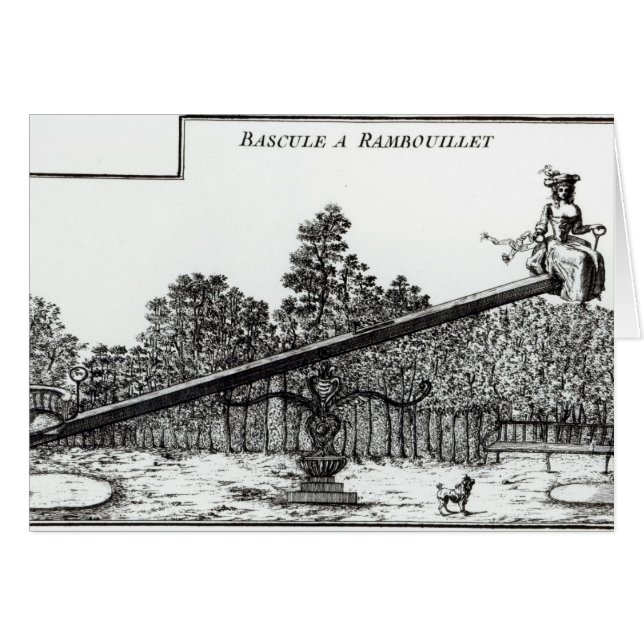 Bascule de jardin à Rambouillet, de 'DES N de (Devant horizontal)