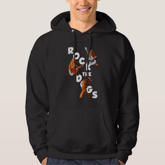 Basculez le sweat - shirt à capuche de chiens (Devant)