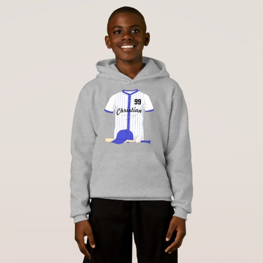 Base-ball bleu personnalisé (Devant entier)