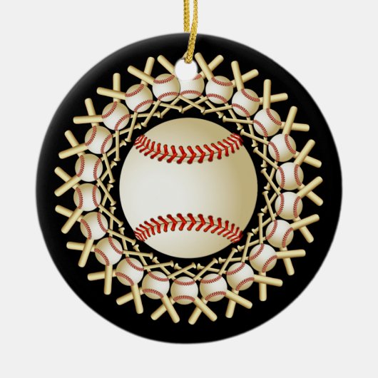 BASE-BALL ET ORNEMENT DE BATTES (Devant)