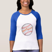 Base-ball raglan Dilly Dilly de douille du T-shirt (Devant)