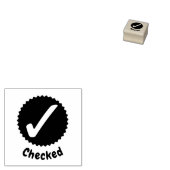 BASE CHECKED TICK TAMPON EN CAOUTCHOUC (Tamponné)