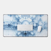 Base d'espace Sci-Fi bleu (Clavier et souris)