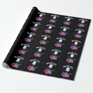 Base-ist Funny Chemistry Pun Dark BG Cadeaupapier