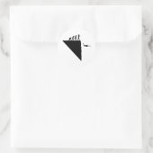 Base Jumper Ronde Sticker (Tas)