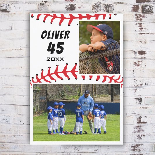 Baseball 2 Foto Memory Mate Kaart