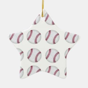 Baseball 2 keramisch ornament