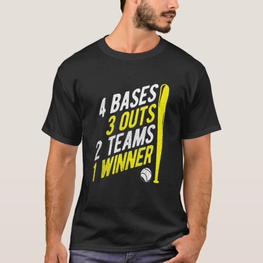Baseball 3 t-shirt (Voorkant)