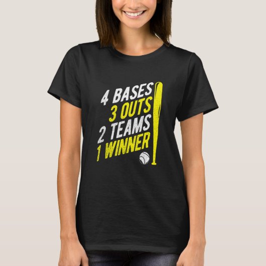 Baseball 3 t-shirt (Voorkant)