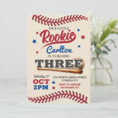 Baseball 3ème Invitation anniversaire (Debout devant)