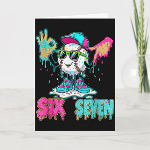 Baseball 67 Drip Six Seven Hand Gebaren Ijs Me Kaart
