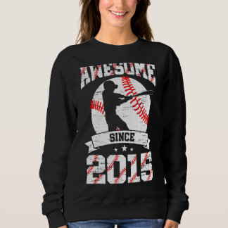 Baseball 7e verjaardag Jongen Kinder sinds 2015 Trui