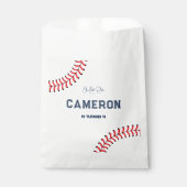 Baseball à thème Anniversaire Favoriser les sacs (Devant)