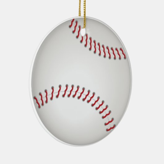 Baseball - aangepast ornament (Rechts)