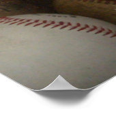 Baseball (aanpassen) poster (Hoek)