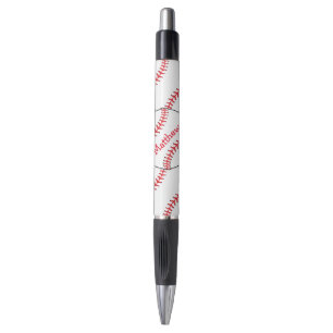 Baseball Abstracte Rubber Grip Pen