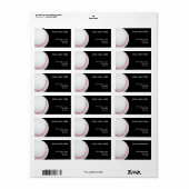 Baseball-Adresetiketten Etiket (Full Sheet)