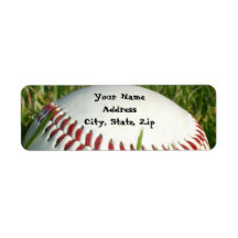 Baseball-adresetiketten