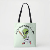 Baseball Alien Draagtas (Voorkant)