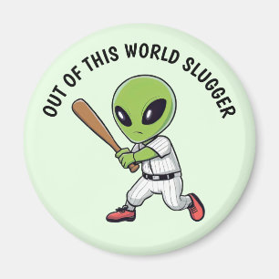 Baseball Alien Magneet