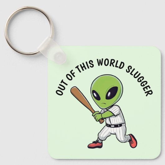 Baseball Alien Sleutelhanger (Voorkant)