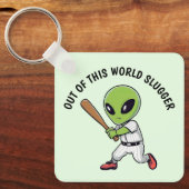 Baseball Alien Sleutelhanger (Voorkant)