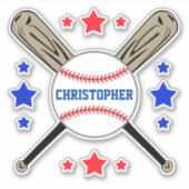 Baseball Allstar Vinyl Stickers (Voorkant)