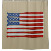 Baseball America (USA) Douche rideau (Devant)