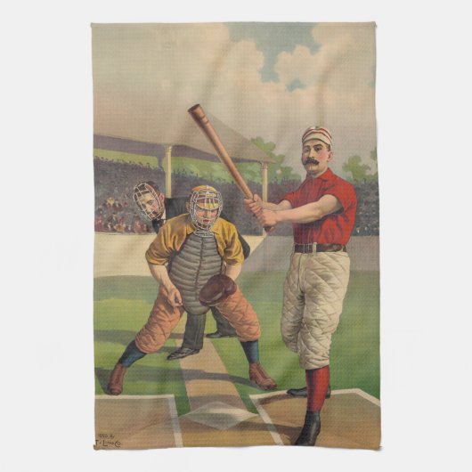  Baseball American MoJo Kitchen Towel Theedoek (Verticaal)