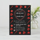 Baseball amour sport Thème Mariage Invitations (Debout devant)