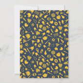 Baseball amour sport Thème Mariage Invitations (Dos)