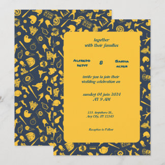 Baseball amour sport Thème Mariage Invitations