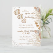 Baseball amour sport Thème Mariage Invitations (Debout devant)