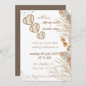 Baseball amour sport Thème Mariage Invitations (Devant / Derrière)