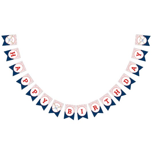 Baseball Anniversaire Fête Drapeaux (Tout)